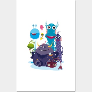 Illustration Nursery Little Monster - Monster Crew Posters and Art